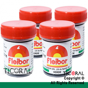 COLORANTE FLEIBOR VERDE PASTA 15GR x 1